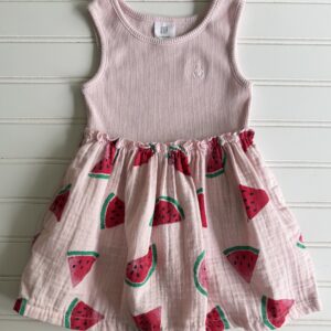 Baby Gap Watermelon Crinkle Gauze Dress