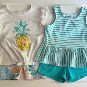 Cat & Jack Pineapple/Stripes Bundle