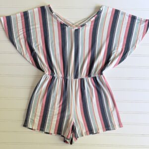 Art Class Striped Romper