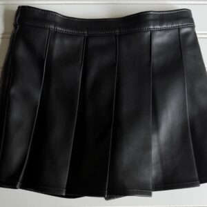 Gap Vegan Leather Pleated Skort