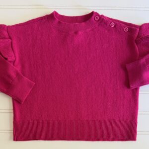 Gap Pink Ruffle Sleeve Sweater