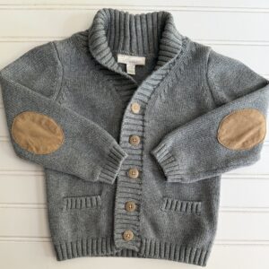 Miniclasix Elbow Patch Cardigan