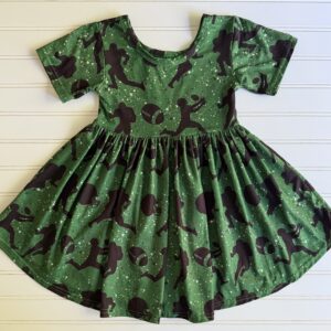 Boutique Football Twirl Dress