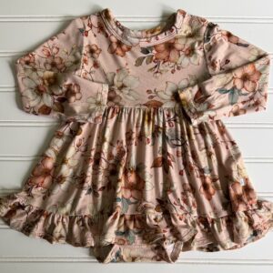 Posh Peanut Skirted Bodysuit