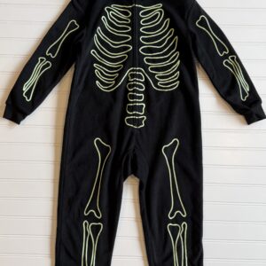 Hyde and Eek Fleece Skeleton Pajama Onesie